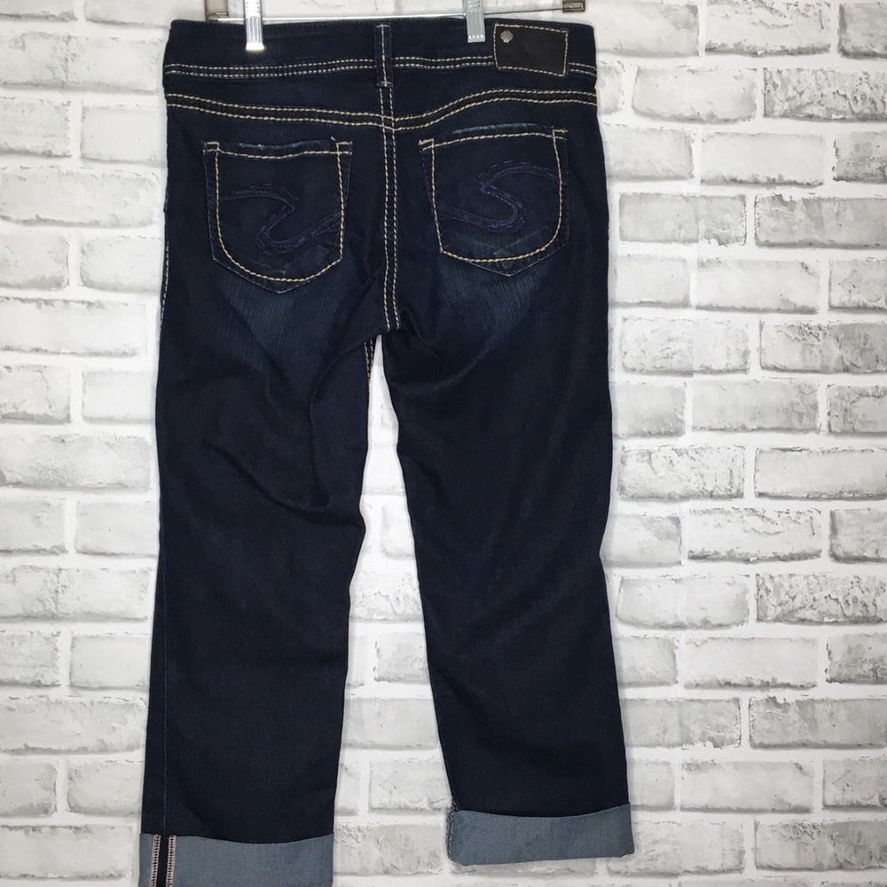 Silver Suki Capri Size 29